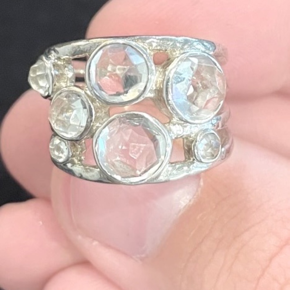 Ippolita Silver and White Topaz Ring